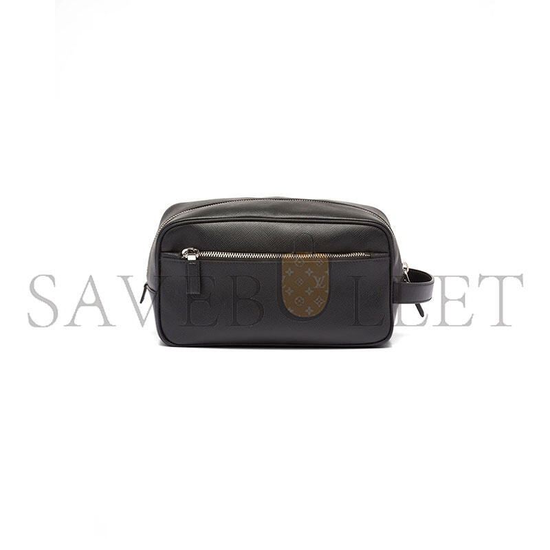 Pra*a saffiano leather travel pouch 2na819 (22*12.5*11cm)